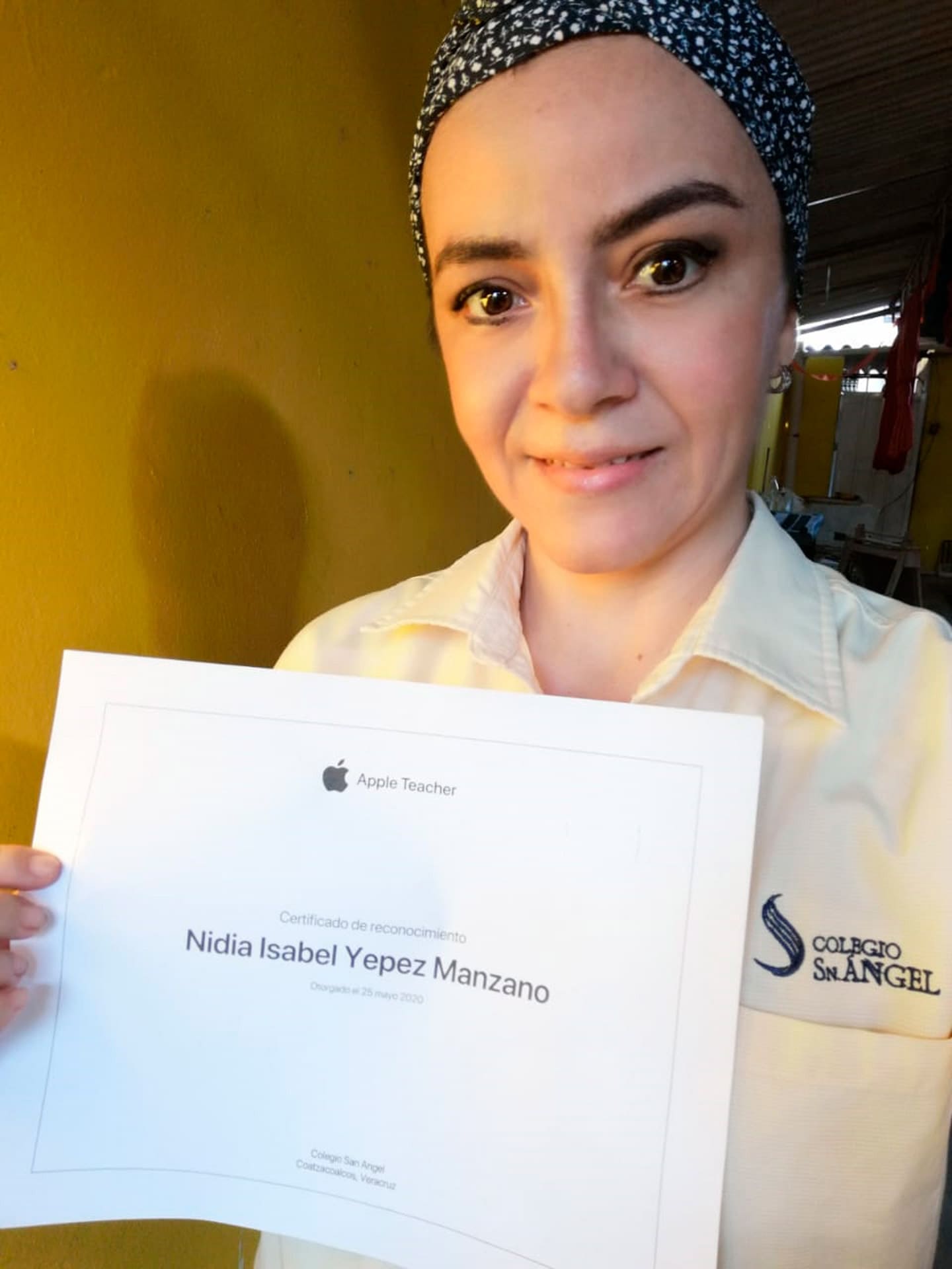 Certificaciones de Apple Teacher Colegio San Ángel Coatzacoalcos