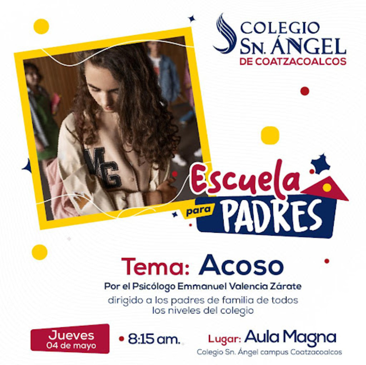 Escuela para Padres - Hablemos sobre acoso