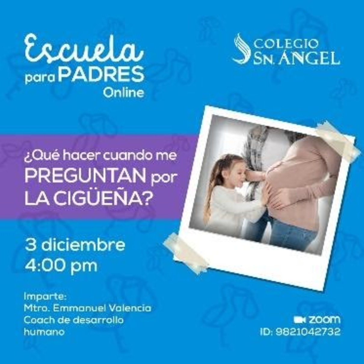 Escuela para padres online: ¿Qué hacer si me preguntan por la cigüeña? 