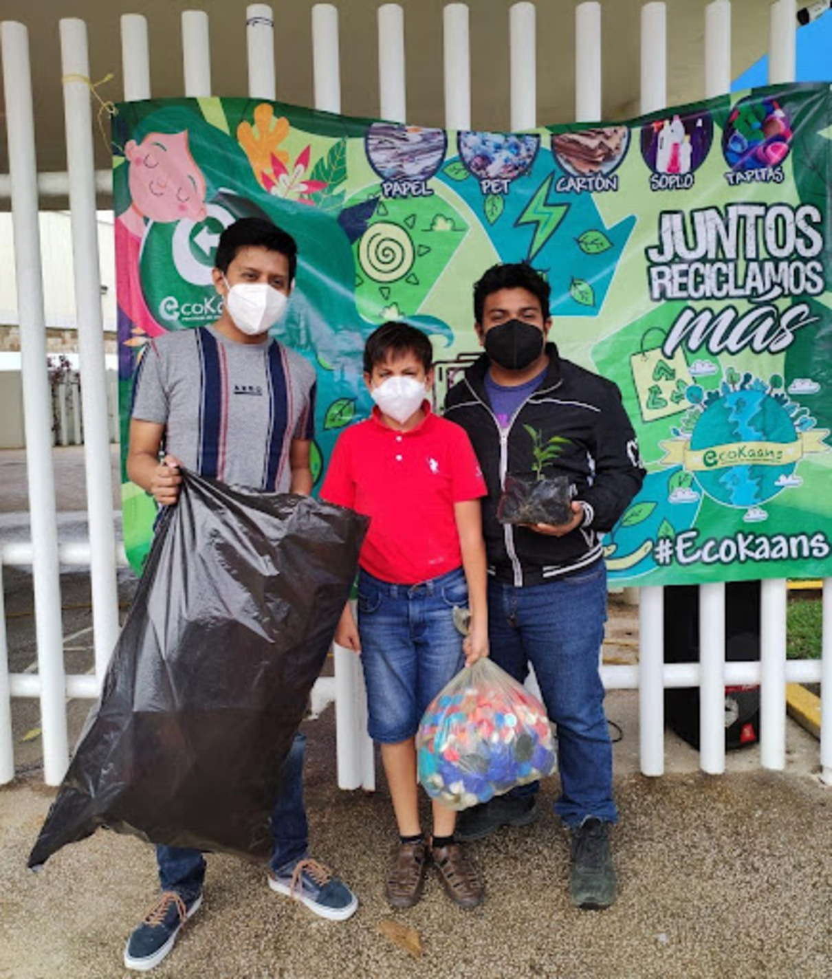 1° Reciclatón del ciclo escolar en Colegio Sn Ángel de Coatzacoalcos 
