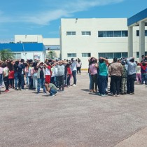 CSA Coatzacoalcos participa en el simulacro nacional de sismo