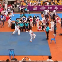Estudiante Grizzly obtiene primer lugar en formas y segundo en combate en evento nacional de tae kwon do