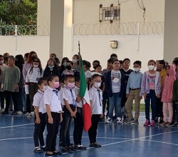  3° de Preescolar de CSA Coatzacoalcos se luce en la organización del homenaje cívico
