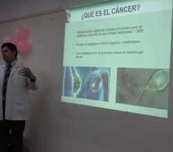 Conferencia sobre el cáncer de mama y tanatología