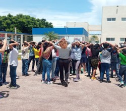 CSA Coatzacoalcos realiza 1° simulacro de sismo del ciclo escolar 